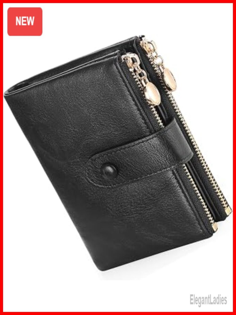 PU Leather Bifold RFID Blocking Wallet with 18 Card Slots